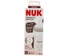 NUK BOTTLE PP 260ml SIL SM M HEARTS 10742026 1/6
