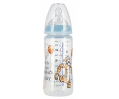 Nuk BUTELIS su TEMPERATŪROS INDIKATORIAUS 300ml Pirmas pasirinkimas + Žiedas 0-6m