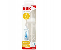 Nuk Butelis su temperatūros indikatoriumi 0-6m First Choice 300 ml