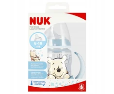 NUK buteliukas 150 ml 6-18m su rankena Pirmas mišinys Mikė 10215340