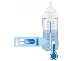 NUK FIRST CHOICE+ BUTELĖLIS ANTICOLIKS SU JUTIKUMU 360ml KASZKA XL 6M+ 6-18
