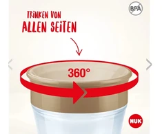 NUK Mini Magic Cup geriamasis puodelis nuo 6 mėnesių | 160 ml