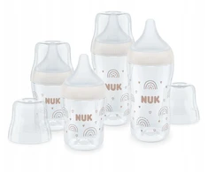 NUK Perfect Match kūdikio buteliukų rinkinys 2x150 ml 2x260 ml 4 vnt + 3 mėn.