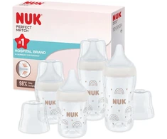 NUK Perfect Match kūdikio buteliukų rinkinys 2x150 ml 2x260 ml 4 vnt + 3 mėn.