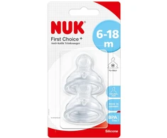Nuk, Sauger Silicone, Čiulptukas M, 2 vnt
