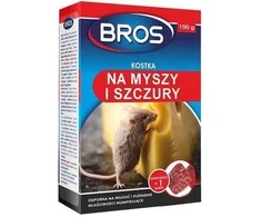 Nuodai žiurkėms ir pelėms Bros 100g briketai