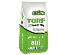 Nurūgštintas durpių substratas 5,5–6,5 80 l Biovita