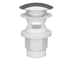 Plastbrno Nutekėjimo sifonas praustuvei 1 1/4" Klik-klak chromuotas