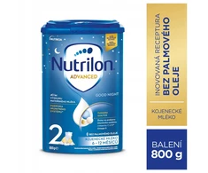 Nutrilon 2 Advanced Good Night 800g, papildomas pienas kūdikiams nuo 6 mėn.