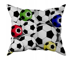 Nyks Medvilninė pagalvės užvalkalas 50x70 cm, su užtrauktuku, futbolo tema
