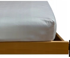 Nyks Medvilninis satino paklodė su elastine juostele 80x200, pilkas medvilninis atlasas