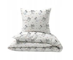 Patalynės komplektas Nyks Patalynė 120x180 bawełniana dziecięca 50x60 100% medvilnė koty 432mia