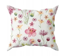 Patalynės komplektas Nyks Patalynė bawełniana 160x200 dziecięca 50x60 100% medvilnė kwiaty 348jas