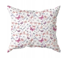 Patalynės komplektas Nyks Patalynė bawełniana 160x200 dziecięca 50x60 100% medvilnė motyle 184roz