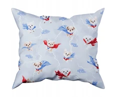 Nyks Užvalkalas na jaśka 40x40 bawełniana dziecięca do przedszkola psy 288blu