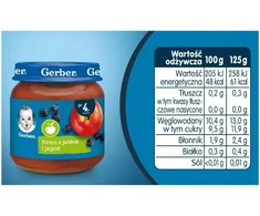 Obuolių ir uogų desertas 125 g Gerber