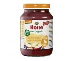 OBUOLIŲ - MĖLYGŲ BE PRIDĖTO CUKRŲ DEMETER BE GLUTENO BIO 190 g HOLLE