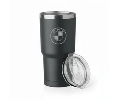 Ocean Dvisienis puodelis 500ml BMW Juodas termo automobiliui