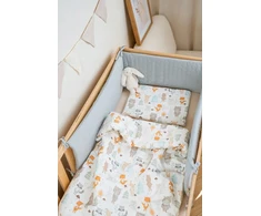 Ochraniacz do Łóżeczka Velvet Baby Mėlyna| 120x60 | ColorStories