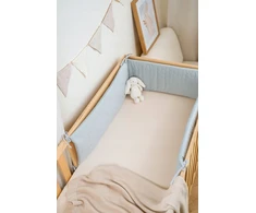 Ochraniacz do Łóżeczka Velvet Baby Mėlyna| 120x60 | ColorStories