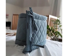 Ochraniacz na szczebelki do łóżeczka Zieleń Nepalska Velvet 180x30 Lepre