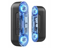 Ocoopa UT2s GamerPro, 2x 5000 mAh, iki 2*8h, maitinimo blokas 18 W, LED, juoda
