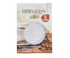Odelo Atsarginis rinkinys 1 filtras 3 silikoniniai. 9 failų plombos