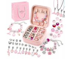 OKAMI „Charms Beads“ apyrankių gaminimo rinkinys vaikams „pasidaryk pats“ papuošalų rinkinys