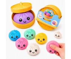 Okami Didelis Squishy Dumpling XXL, antistresinis Slow Rising koldūno rankena