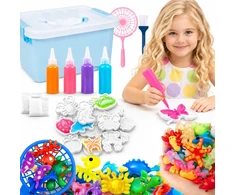 Okami Magic Jelly Glue vandens geliai 12in1 plastikinė masė kūrybinė 3D vaikų diena
