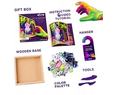 OKTO ARTISTIC KIT 3D DIY modeliavimas ir tapyba „Maži pasauliai“