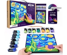 Okto Radošais komplekts Modelēšanas masas - 3D glezna Mazais Princis Nakts(30*30 cm)