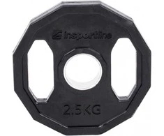 Guma padengtas olimpinis svoris 50mm inSPORTline Ruberton 2,5kg