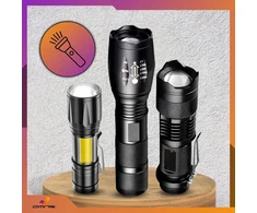 Omna 3 CREE LED žibintuvėlių rinkinys Taktiniai kariniai taktiniai žibintuvėliai