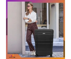 Omna Didelis kelioninis lagaminas su ratukais XXL ABS lagaminai bagazine su ratukais 94L