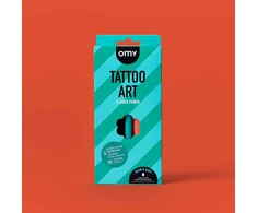 OMY 3 ŽYMEKLIŲ RINKINYS TATUiruotėms KURTI – FLOWER POWER 3+