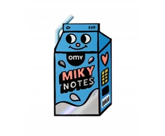 OMY Sąsiuvinis su lipniais lapeliais Miky Mleko Milky