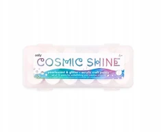 Ooly Cosmic Shine akriliniai dažai: 12 vnt. perlinių ir blizgučių spalvų
