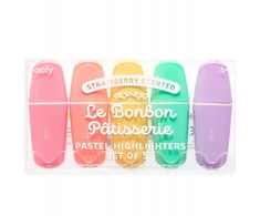 Kolorowe Baloniki Ooly Le Bonbon Patisserie pasteliniai kvapnūs flomasteriai, 5 spalvos