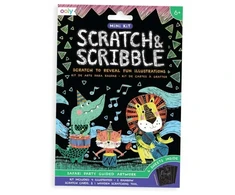 Kolorowe Baloniki Ooly Mini Scratch &amp; Scribble Party Scratch žaidimai