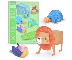 Origami mideer 9 modeliai – popieriniai gyvūnai nuo 5 metų