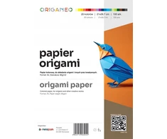 ORIGAMI POPIERIUS A4 ORIGANEO MIX 20 SPALVŲ 30x21cm 100 lapų
