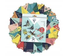 ORIGAMI POPIERIUS CLAIREFONTAINE, 60L. , 70 G., 10X10,15X15,20X20CM , VABZDŽIAI