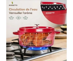 Originalus prancūziškas Cocotte ketaus puodas, kurio talpa 6,3L
