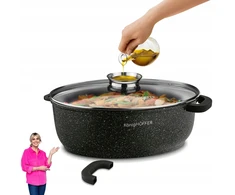 ORIGINĖS RAINER INDUKCIJA su aromatizatoriumi, OVAL Konighoffer Pollo 8 l