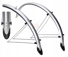 Orion 28" x 58mm juodi viniliniai dviračio purvasaugiai