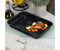 Orion Kepimo skarda 34X24X4.5CM 2.5L Juodas EMALINIS PLIENAS ORKAITĖS