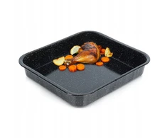 Orion Kepimo skarda 41,5X36,5X7CM 8L Juodas EMALINIS PLIENAS KEPIMUI