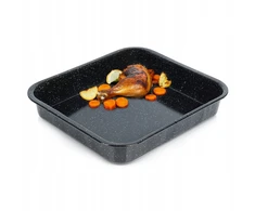 Orion Kepimo skarda 41,5X36,5X7CM 8L Juodas EMALINIS PLIENAS KEPIMUI
