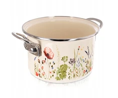 Orion Kreminis emaliuotas puodas MAKI 18 cm, 2 l